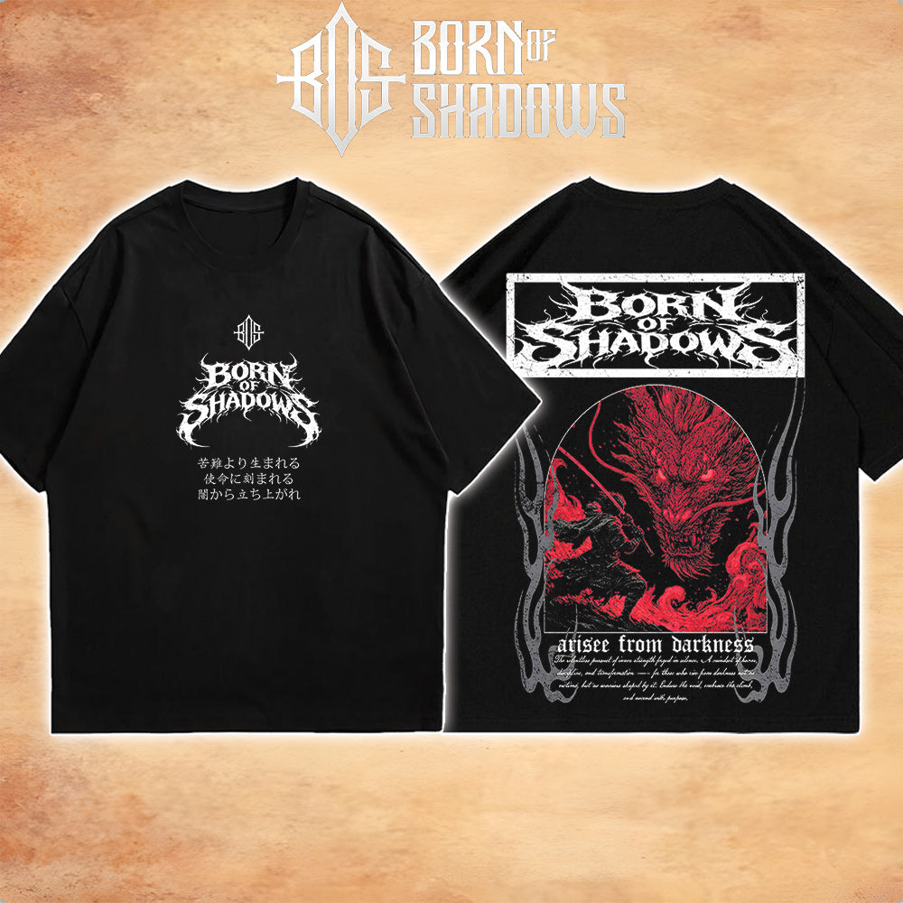 'Japanese: Crimson Ryū' T-Shirt & Hoodie